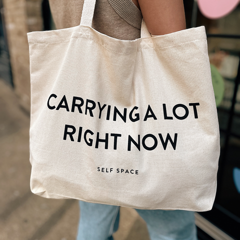 Carrying A Lot Right Now Tote Bag Carrying A Lot Right Now Tote Bag